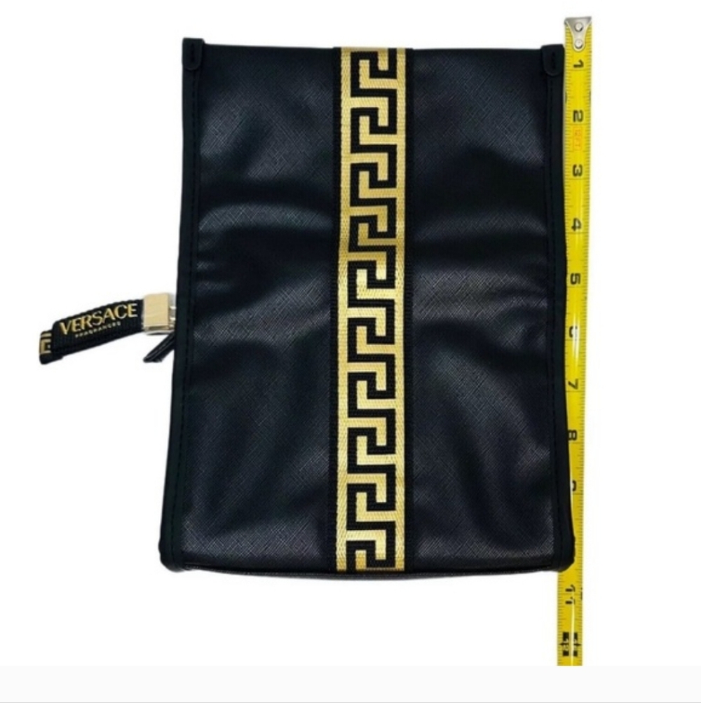 New Versace Fragrances Luxury Black & Gold Wallet Clutch - Picture 4 of 5